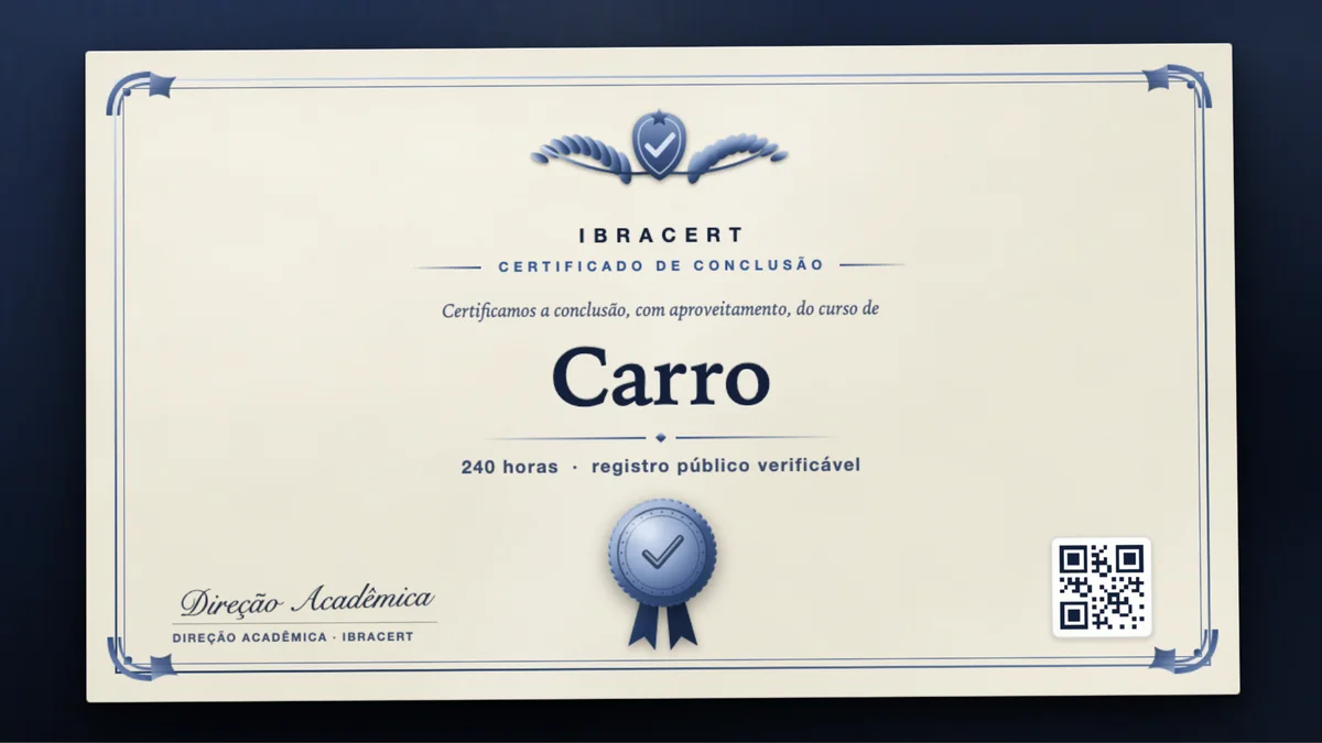 Capa do curso Carro