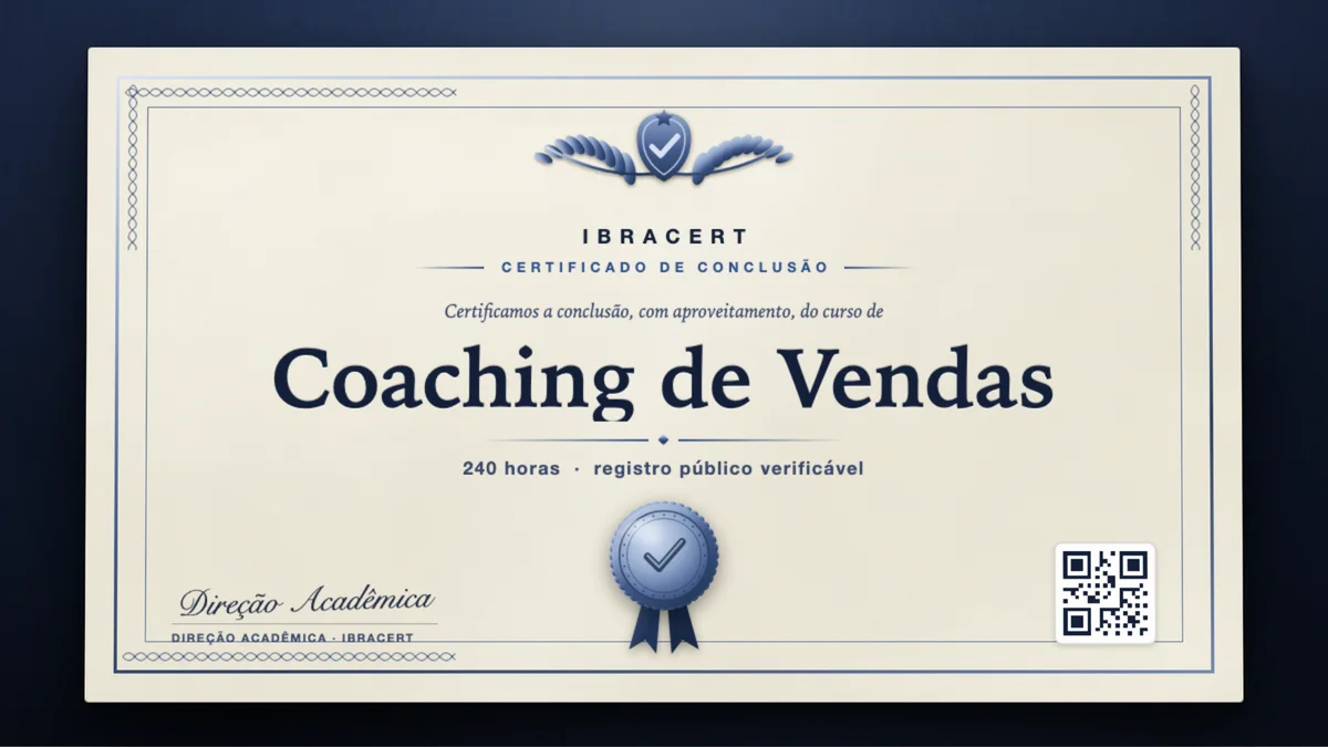 Capa do curso Coaching de Vendas