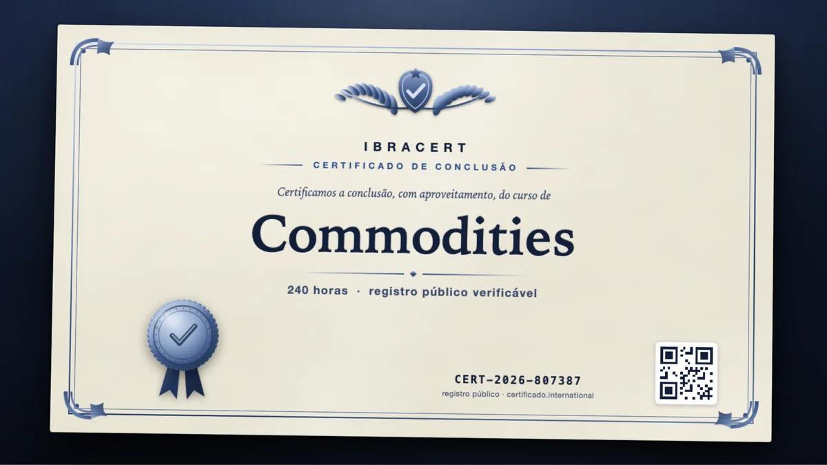 Capa do curso Commodities