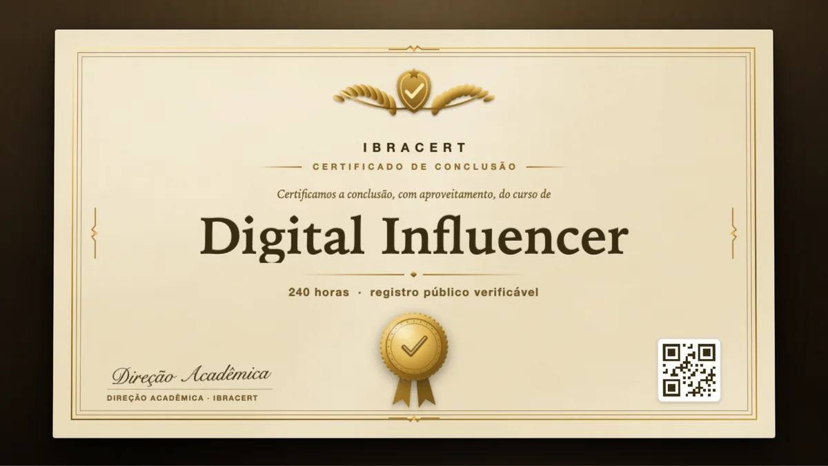 Capa do curso Digital Influencer
