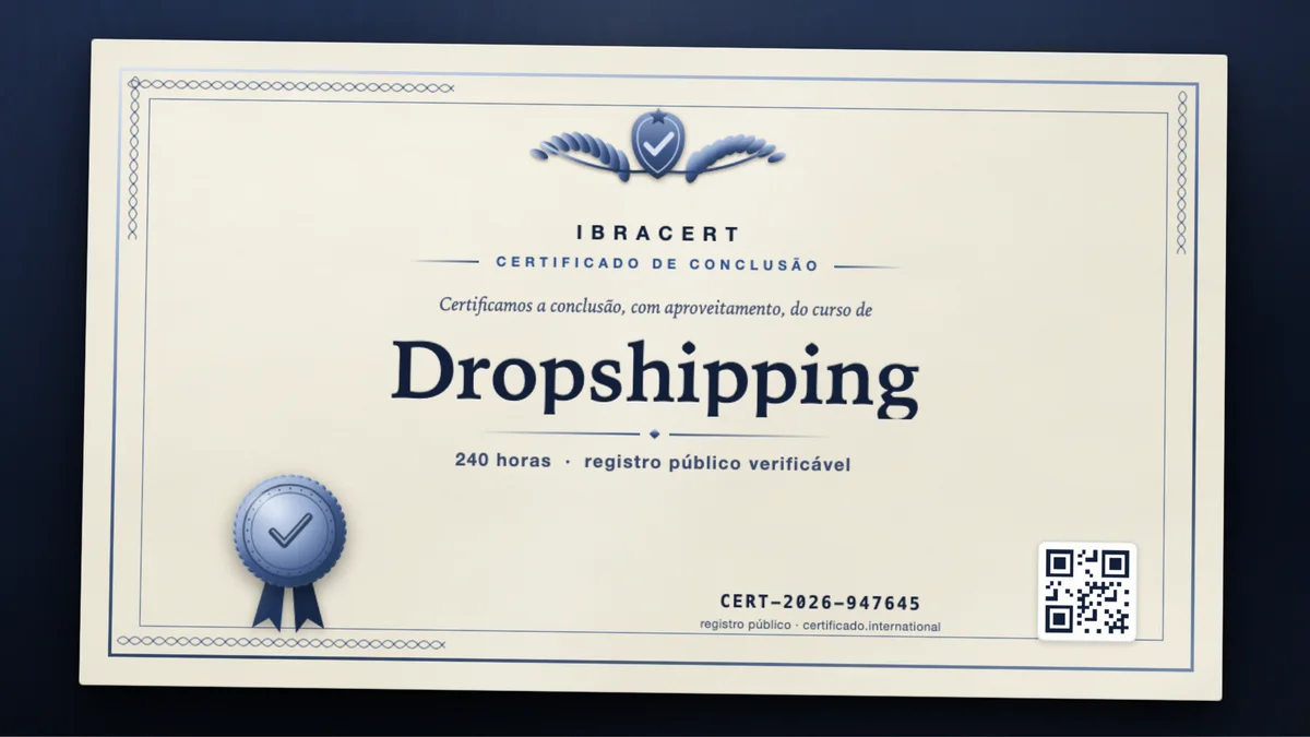 Capa do curso Dropshipping
