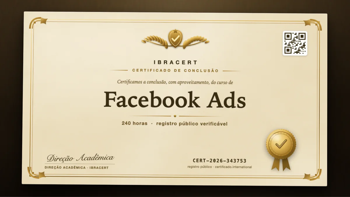 Capa do curso Facebook Ads