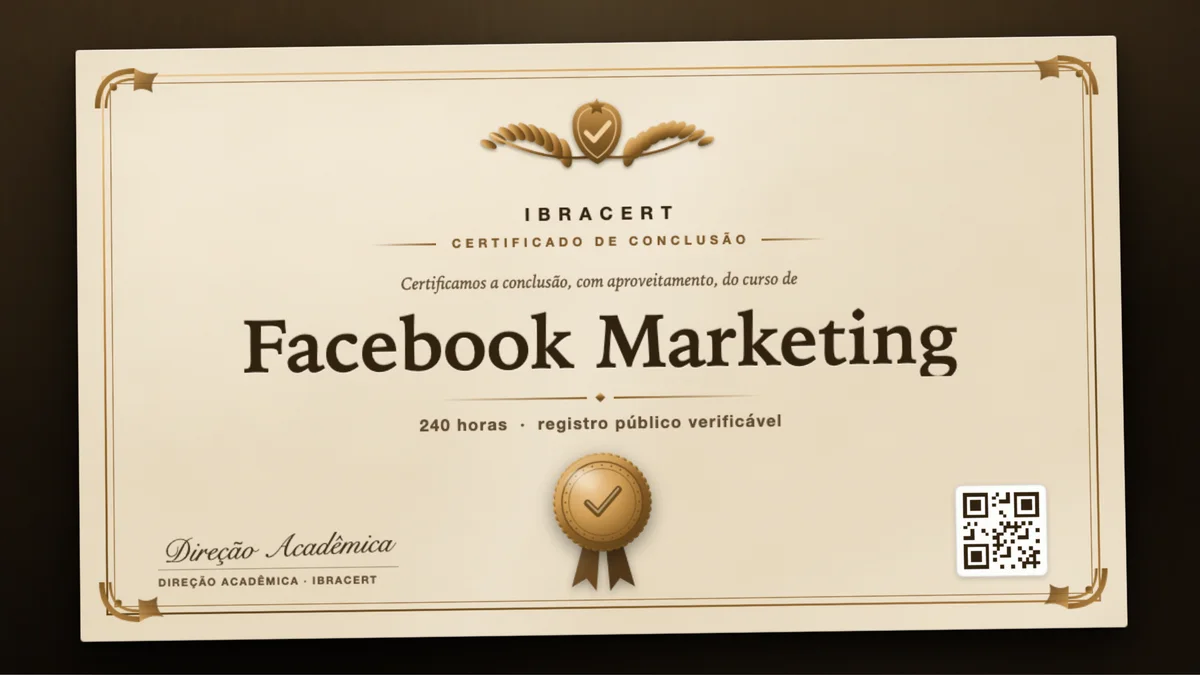 Capa do curso Facebook Marketing