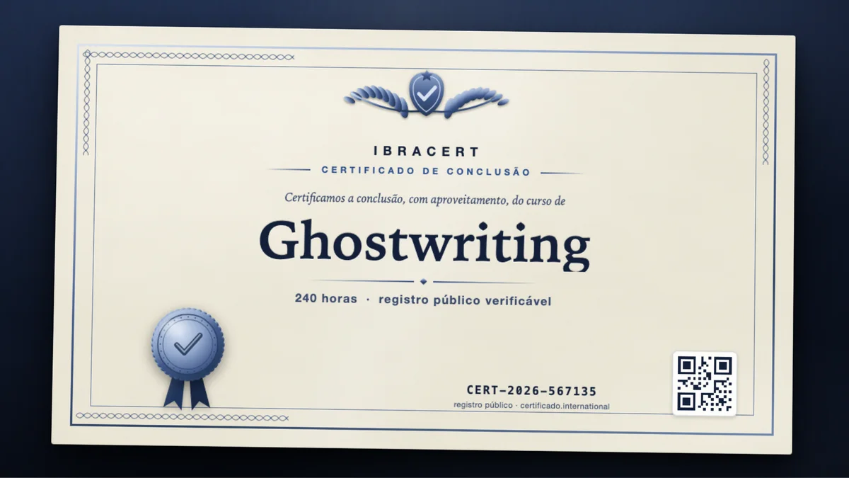 Capa do curso Ghostwriting