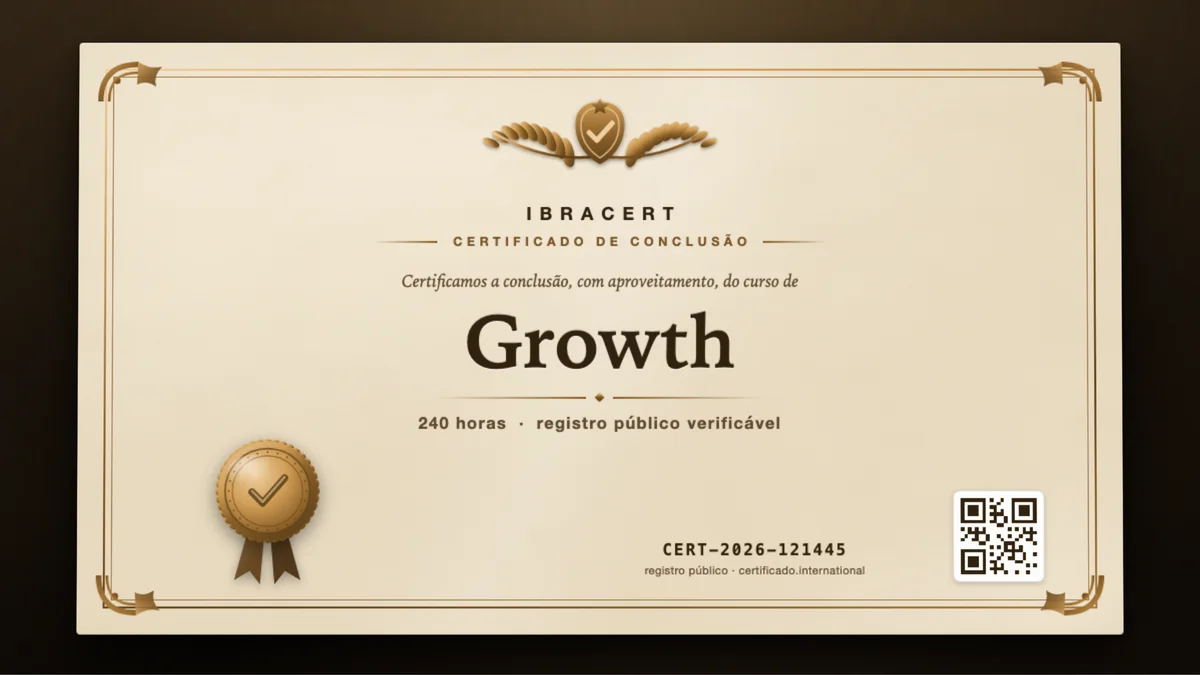 Capa do curso Growth