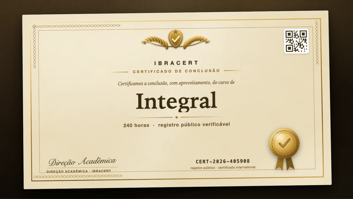 Capa do curso Integral