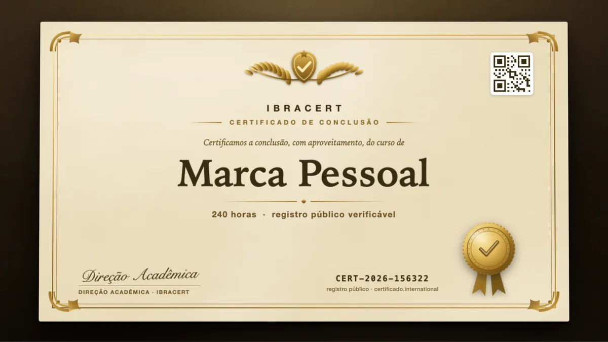 Capa do curso Marca Pessoal