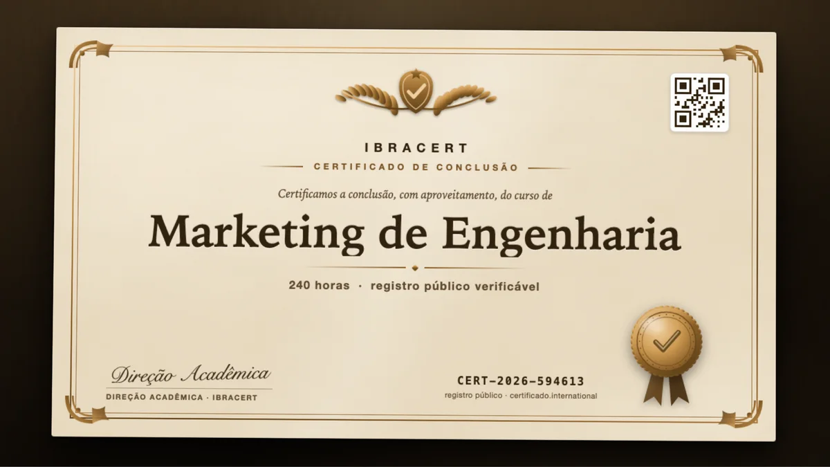 Capa do curso Marketing de Engenharia