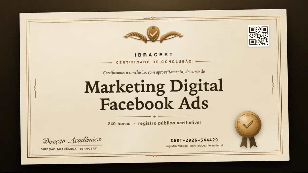 Capa do curso Marketing Digital Facebook Ads