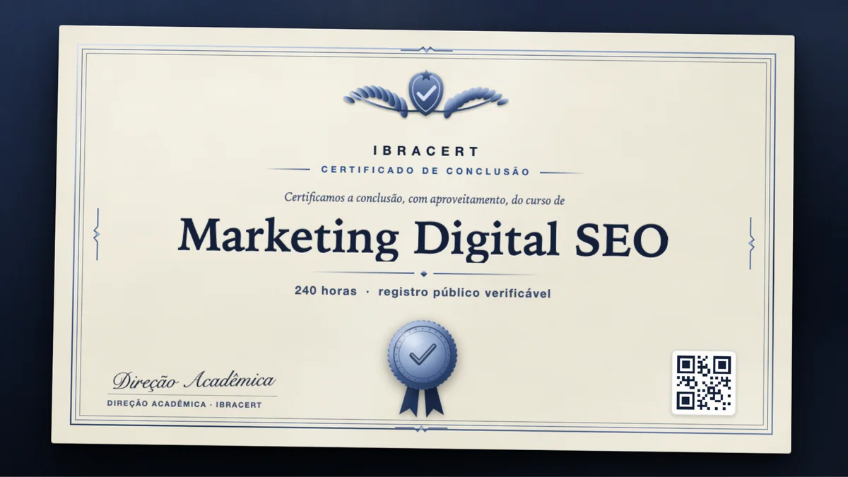 Capa do curso Marketing Digital SEO