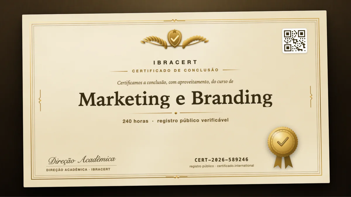 Capa do curso Marketing e Branding