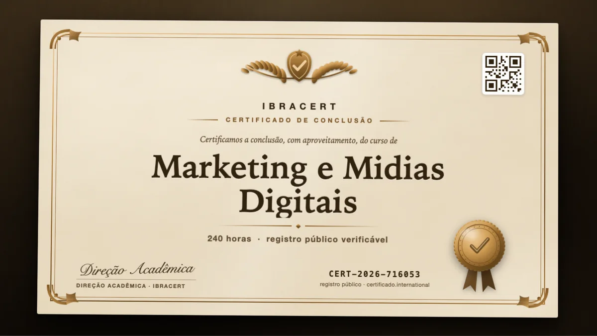 Capa do curso Marketing e Midias Digitais