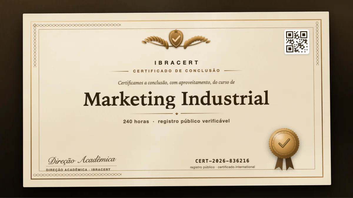 Capa do curso Marketing Industrial