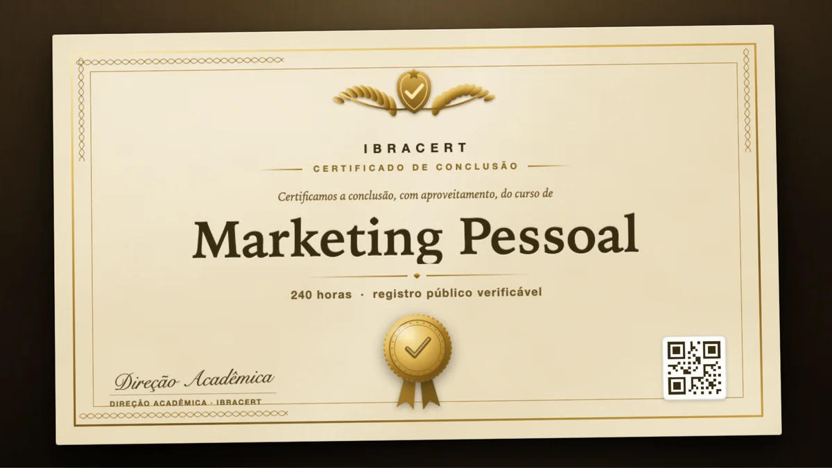 Capa do curso Marketing Pessoal