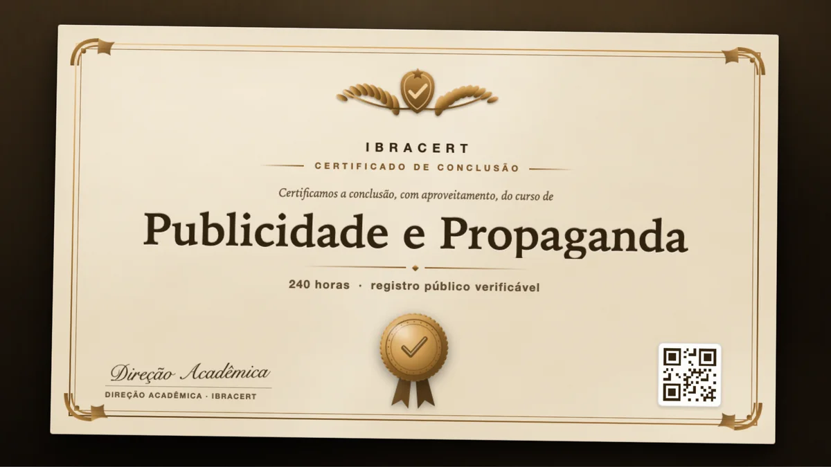 Capa do curso Publicidade e Propaganda