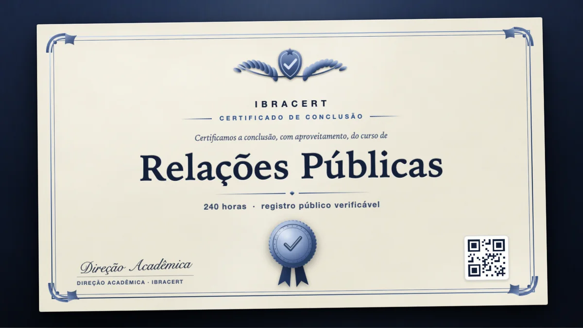 Capa do curso Relações Públicas