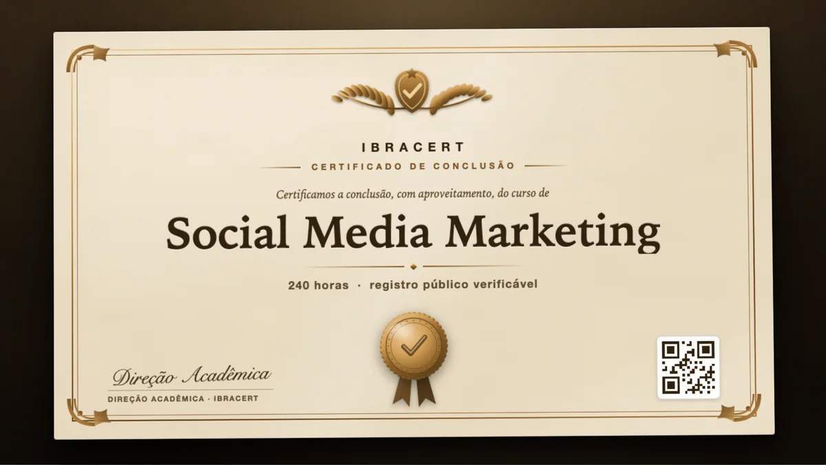 Capa do curso Social Media Marketing