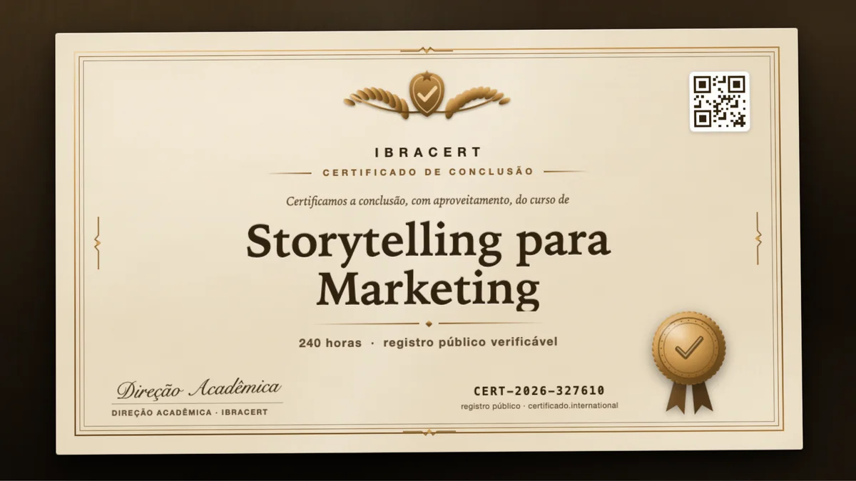 Capa do curso Storytelling para Marketing