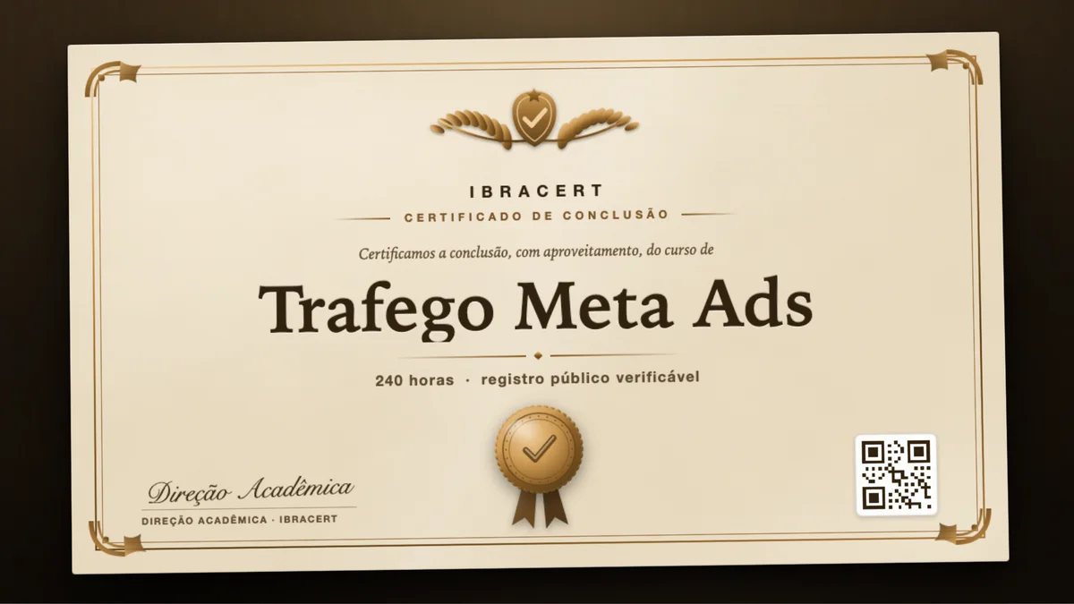 Capa do curso Trafego Meta Ads
