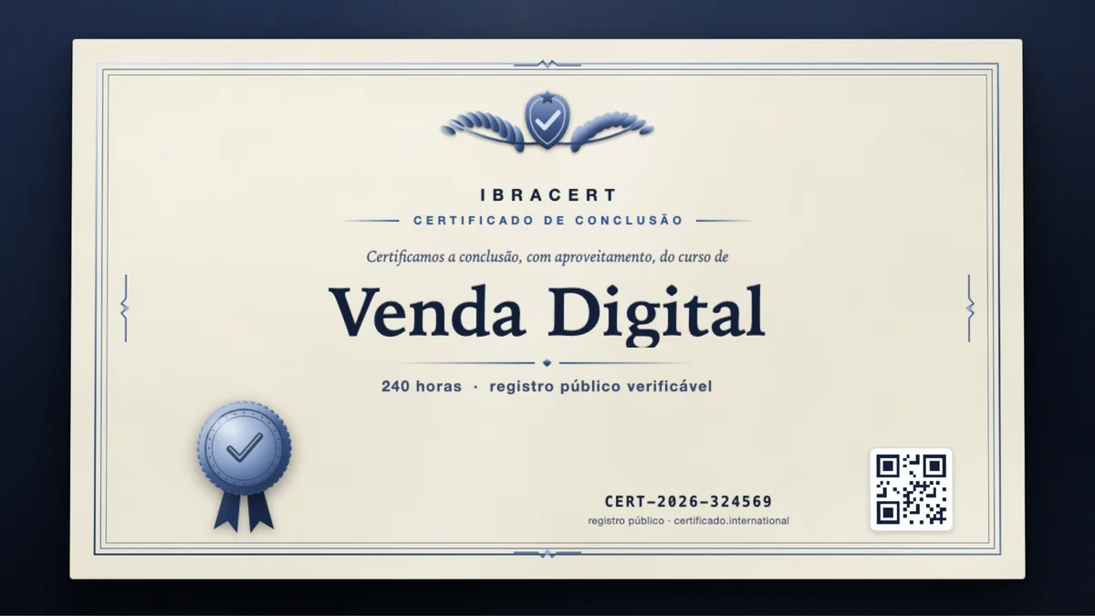 Capa do curso Venda Digital