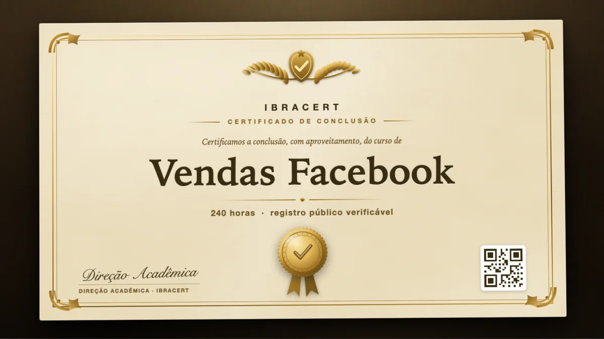 Capa do curso Vendas Facebook
