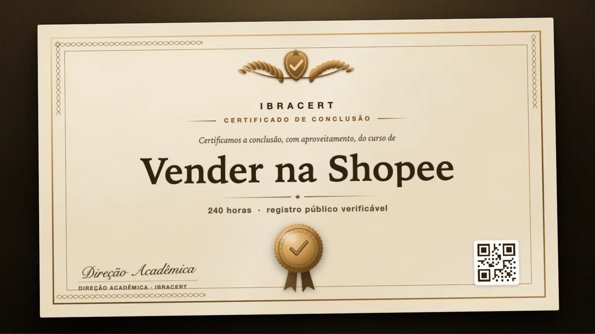 Capa do curso Vender na Shopee