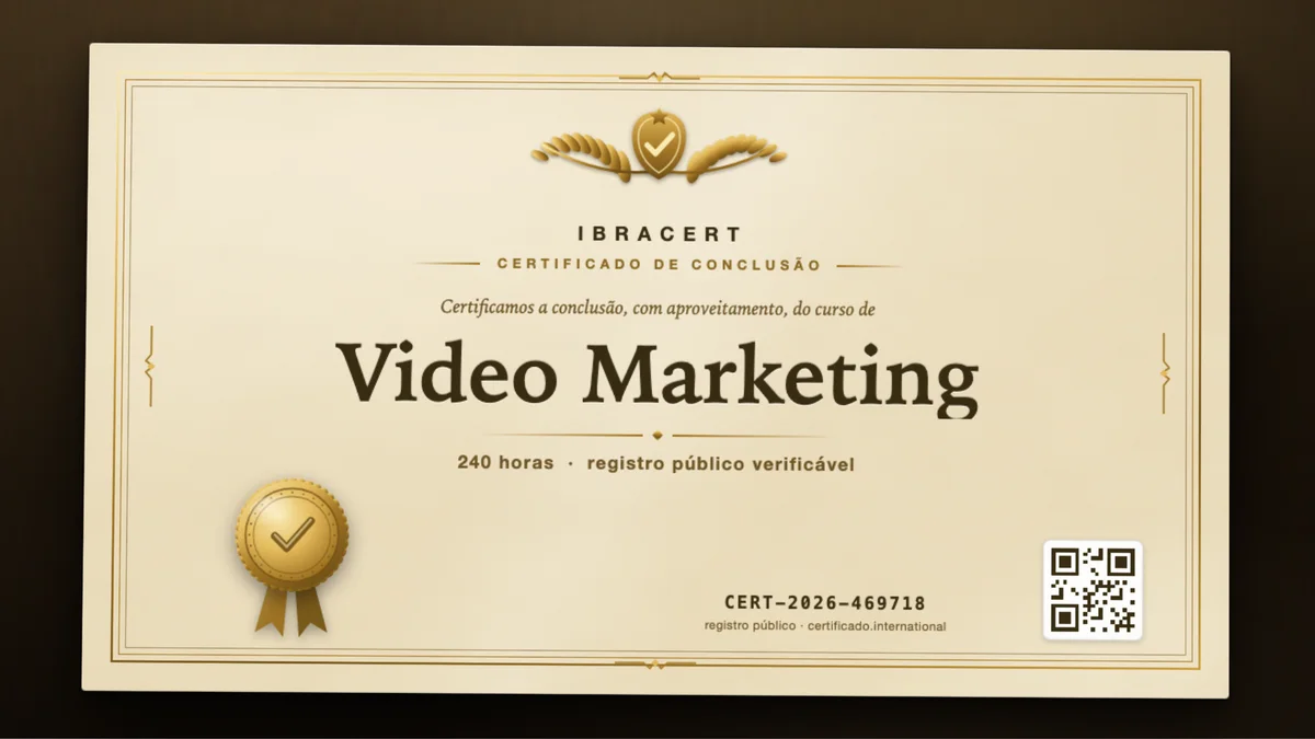 Capa do curso Video Marketing
