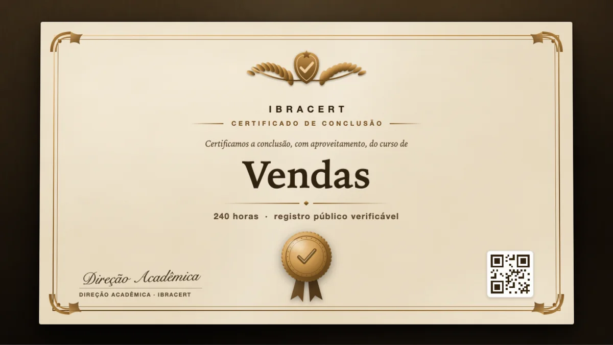 Capa do curso Vendas