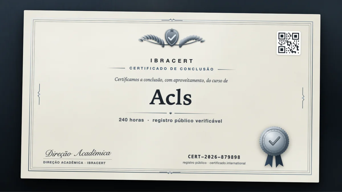 Capa do curso Acls