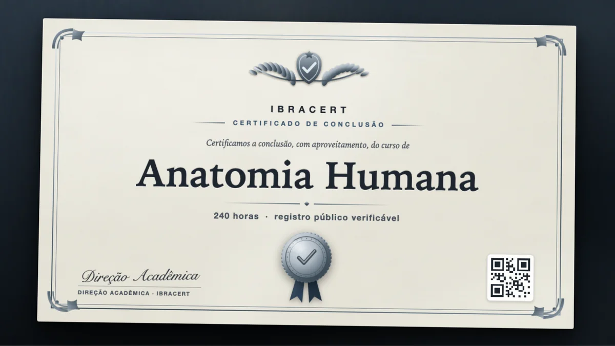 Capa do curso Anatomia Humana