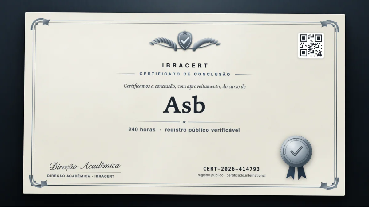 Capa do curso Asb