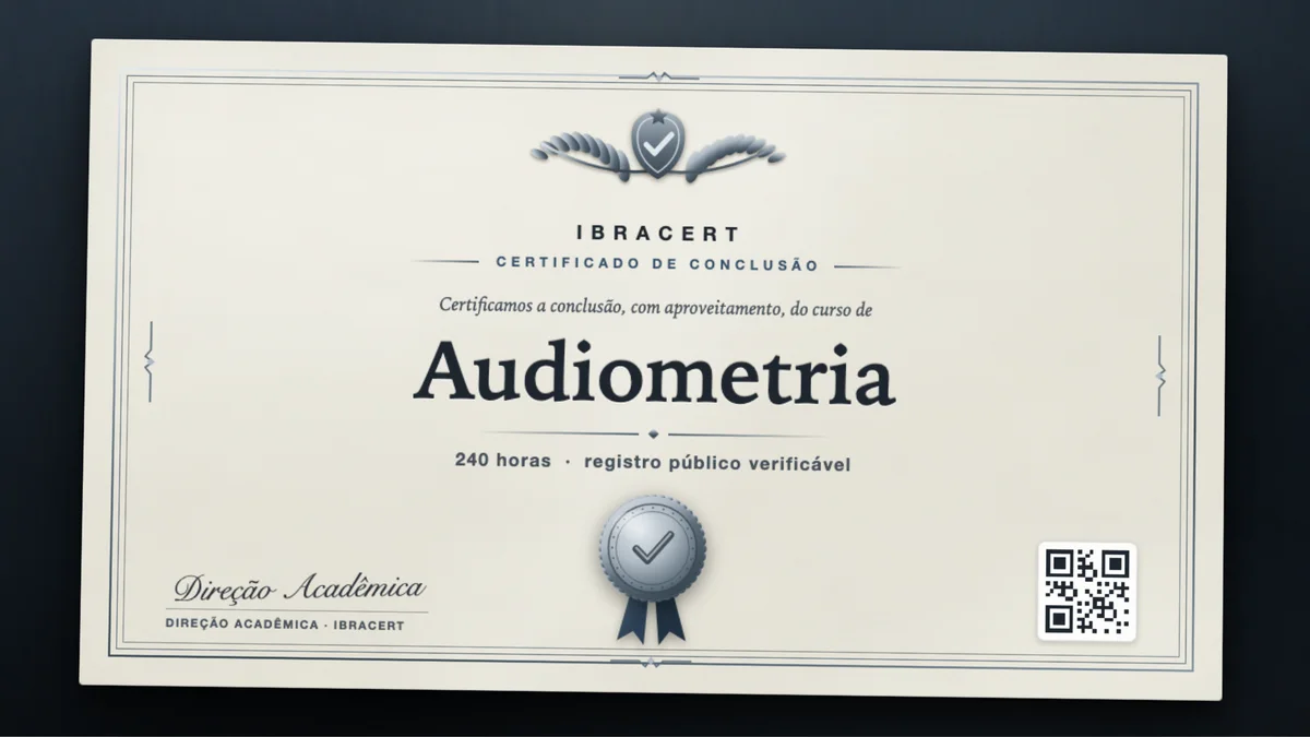 Capa do curso Audiometria
