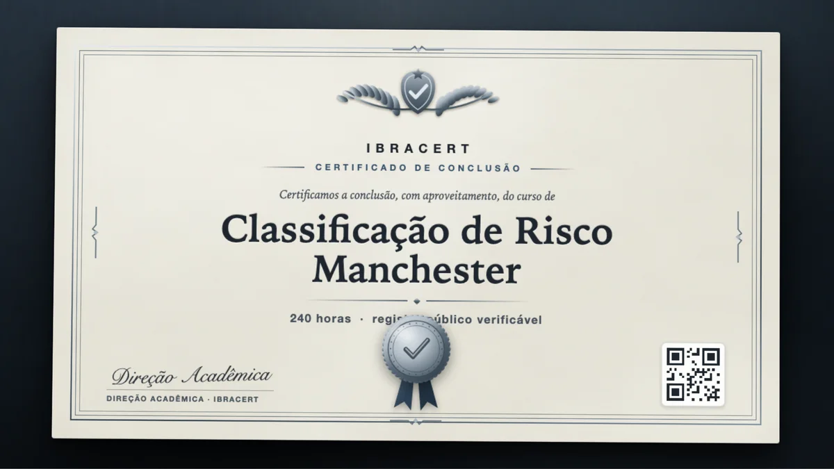 Capa do curso Classificação de Risco Manchester