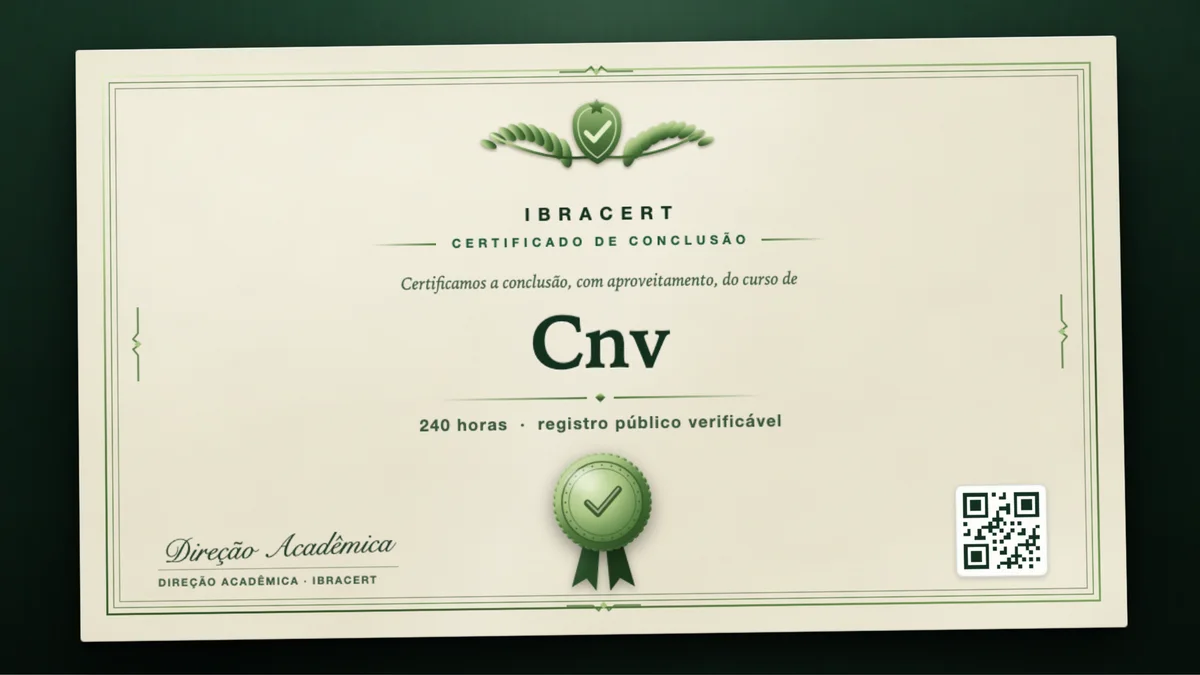 Capa do curso Cnv