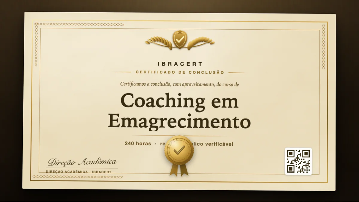 Capa do curso Coaching em Emagrecimento