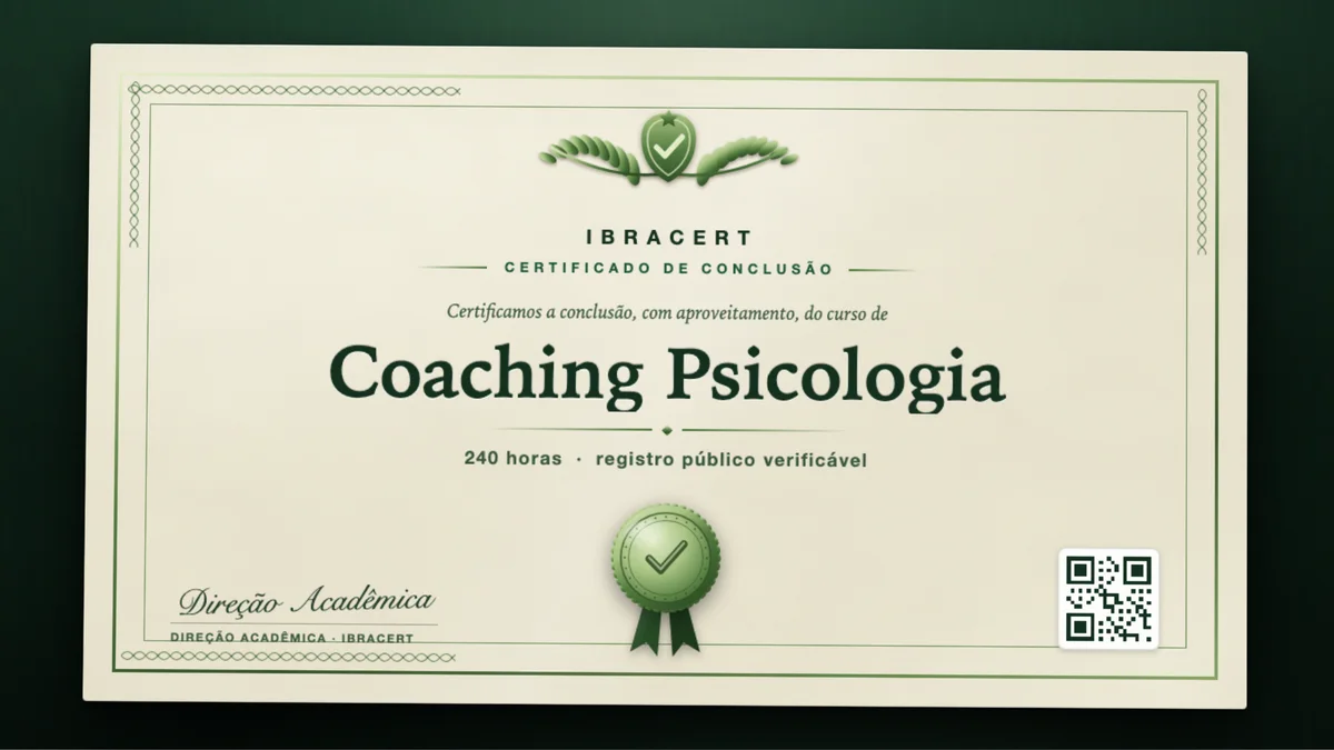 Capa do curso Coaching Psicologia