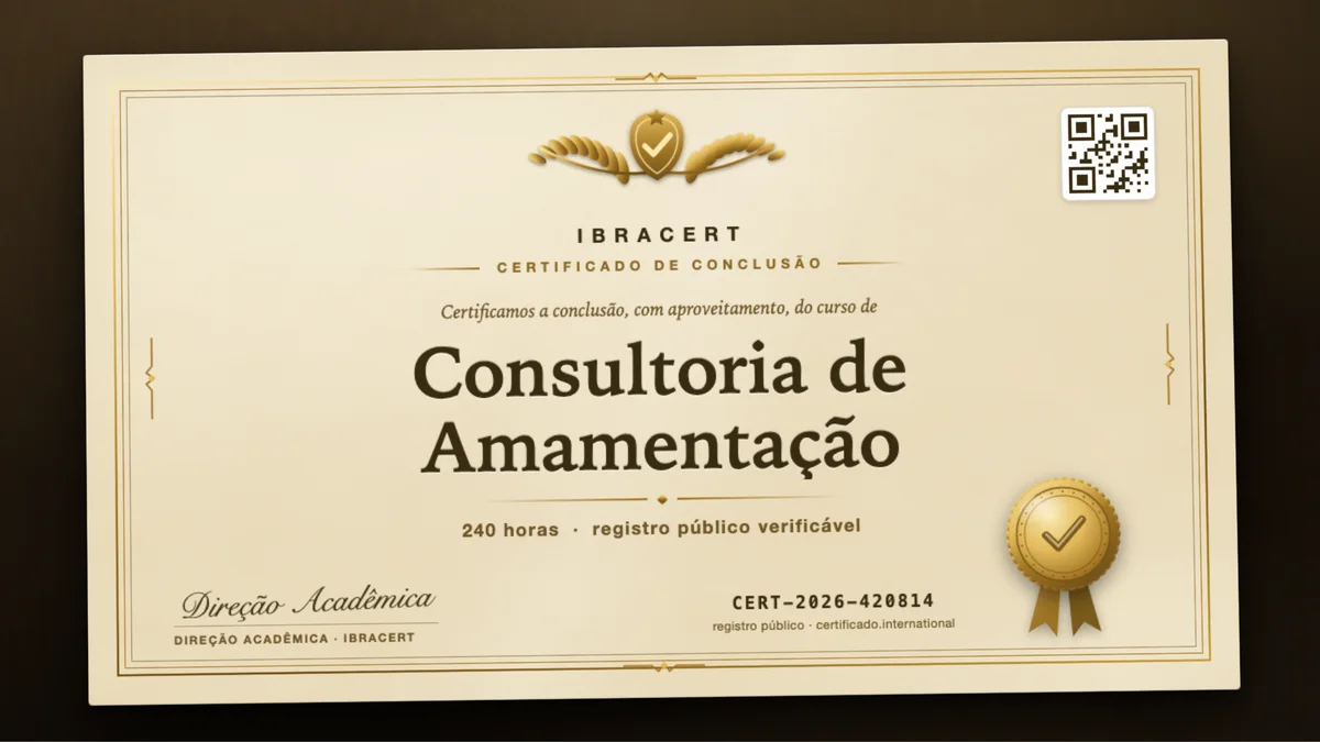 Capa do curso Consultoria de Amamentação