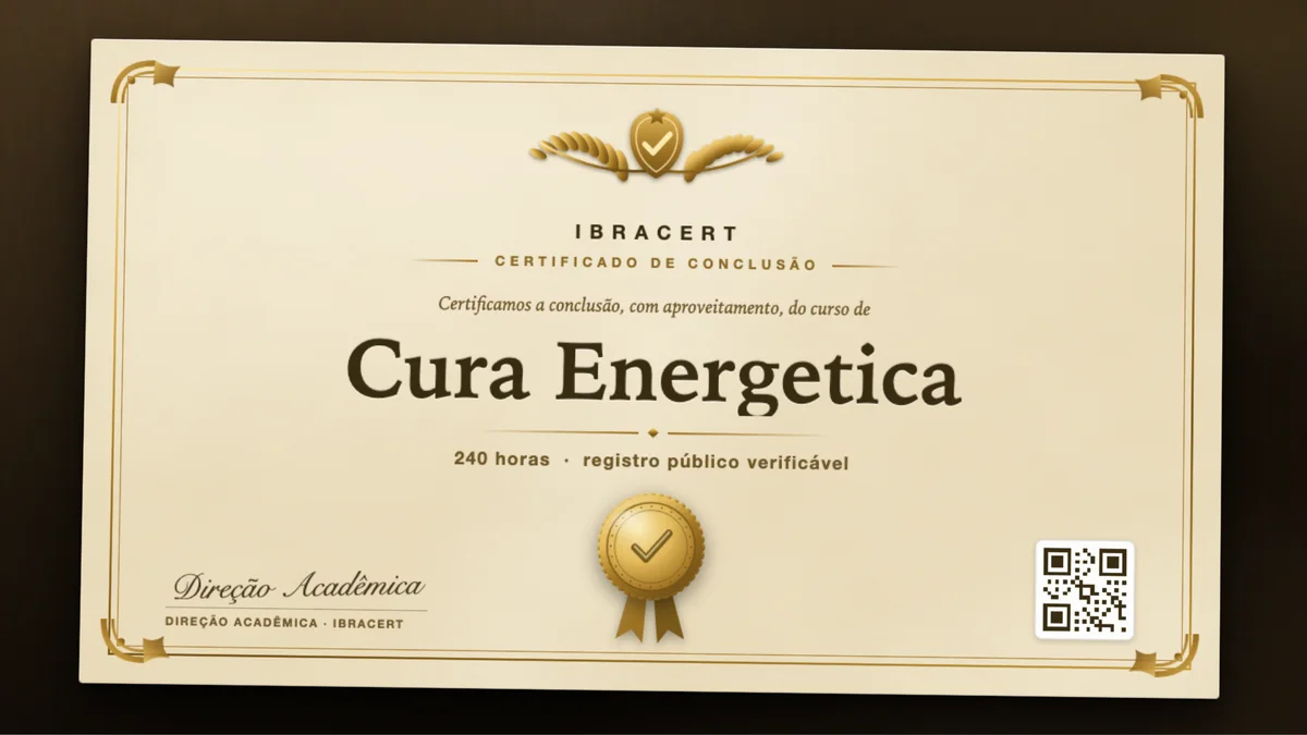 Capa do curso Cura Energetica