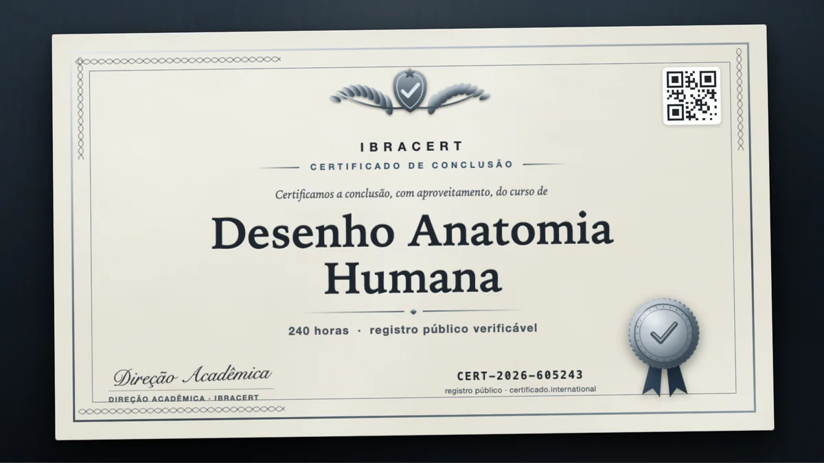 Capa do curso Desenho Anatomia Humana