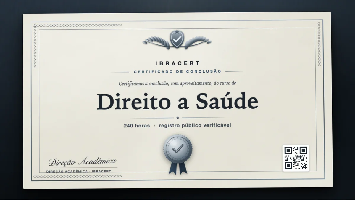 Capa do curso Direito a Saúde