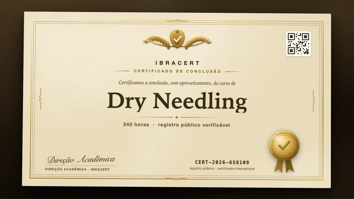 Capa do curso Dry Needling