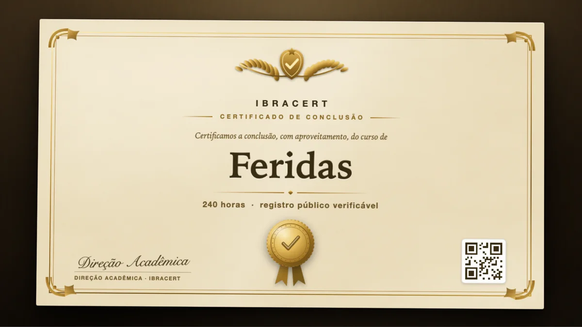 Capa do curso Feridas