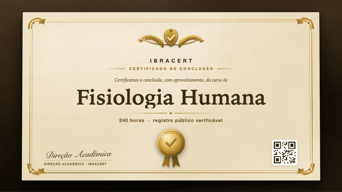 Capa do curso Fisiologia Humana