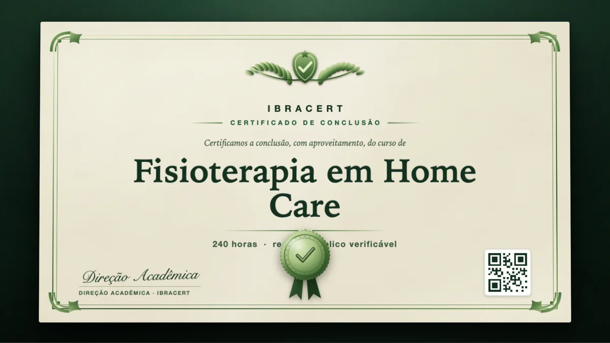 Capa do curso Fisioterapia em Home Care