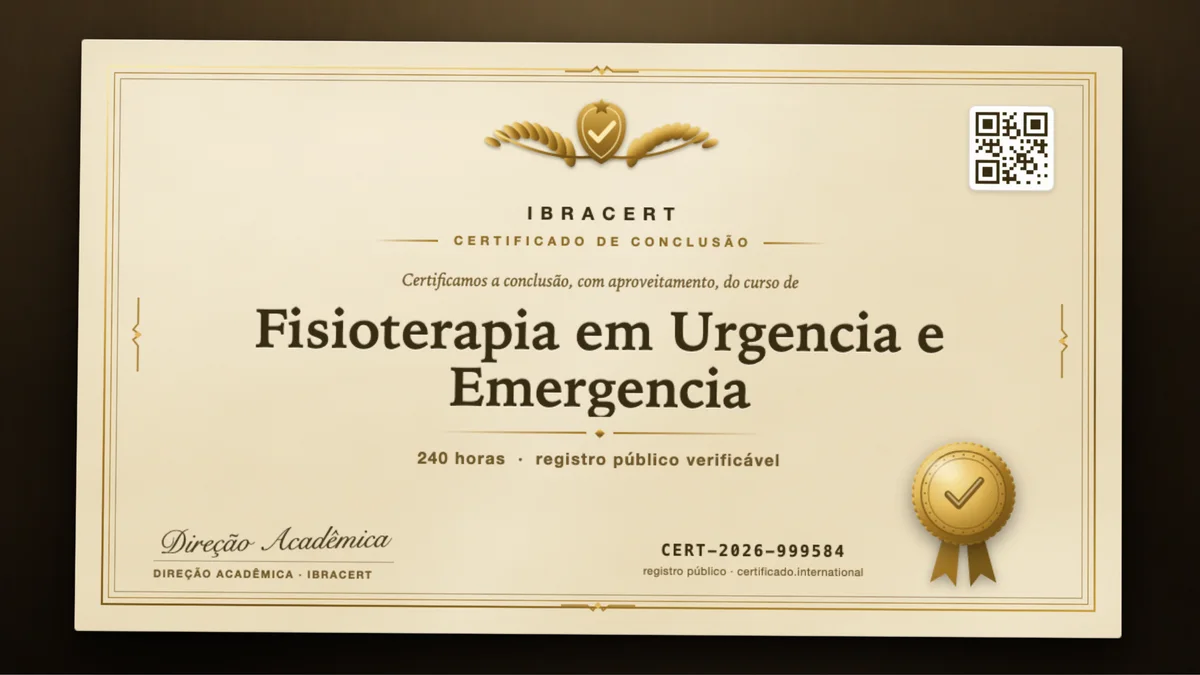 Capa do curso Fisioterapia em Urgencia e Emergencia