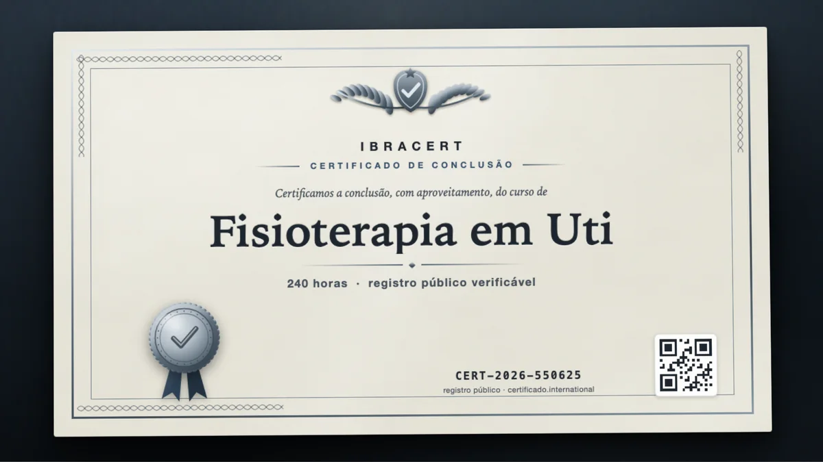 Capa do curso Fisioterapia em Uti