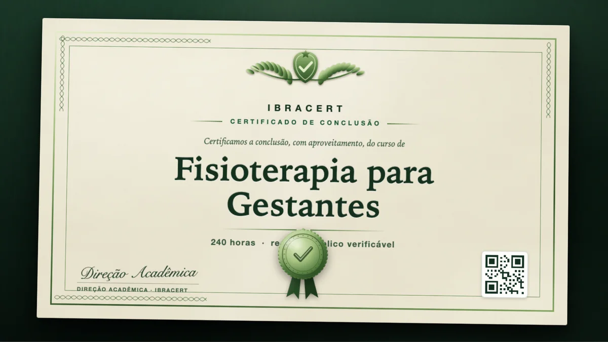 Capa do curso Fisioterapia para Gestantes