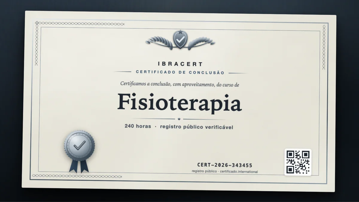 Capa do curso Fisioterapia