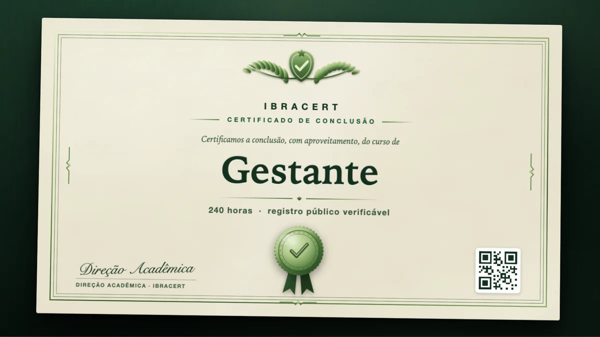 Capa do curso Gestante