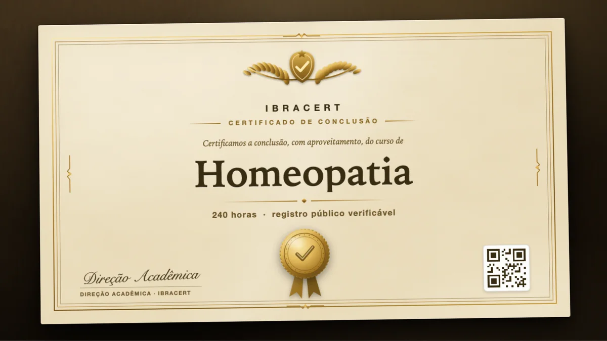 Capa do curso Homeopatia